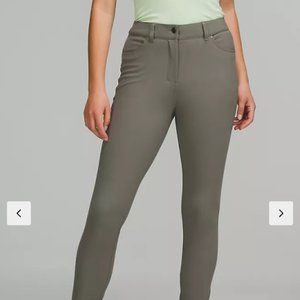 Lululemon City Sleek Slim-Fit 5-Pock High-Rise Pant - Grey Sage, Size 30